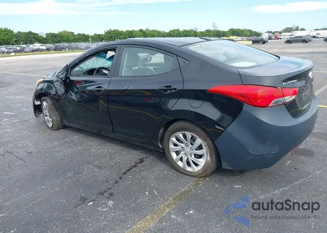 2012 Hyundai Elantra Gls from USA, damaged, VIN 5NPDH4AE3CH141504